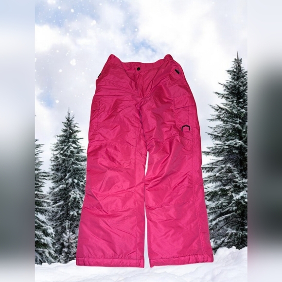 Rawik Kids Bright Pink Snow/Ski/Snowboarding Pants - Picture 1 of 9